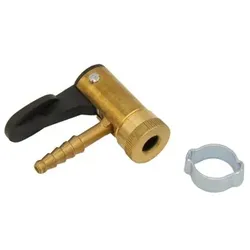 Hebel-Ventilstecker mit Schlauchklemme