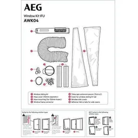Electrolux AEG AWK04 Premium Fensterkit Klimagerät (900 923 306)