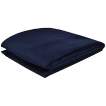 vidaXL Micro-suede Sofaüberwurf Tagesdecke Marineblau 270 x 350 cm
