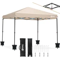 Sekey One-Touch Pop Up Pavillon 3x3 Wasserdicht Stabil Winterfest,