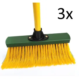 FRITZE Krallenbesen Hof & Garten 30 cm mit Teleskopstiel 80/140 cm 2 St.