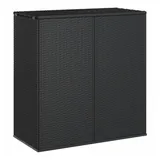 vidaXL Garten-Kissenbox 100 x 49 x 103,5 cm Schwarz