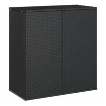 vidaXL Garten-Kissenbox 100 x 49 x 103,5 cm Schwarz