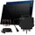 sunniva Balkonkraftwerk Full Black Bifazial 800 W inkl. 2 x 500 W N-Typ Glas-Glas Bifacial Module