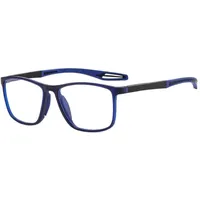 Sovtay Autofokus Presbyopie Brille Mit Selbsteinstellung Nah Und Fern, Adaptive Flüssigkristall Fokus Brille, Brille Die Sich Automatisch Der Sehstärke Anpasst, for Männer und Frauen (Blau,+4.0) - +4.0