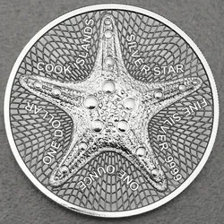 Silbermünze 1oz Silver Star 2021 (Cook Islands)