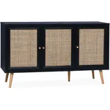 sweeek Sideboard 120 cm Schwarz