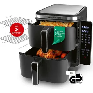 Vertikale Doppelkammer Schwarz 15472