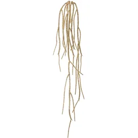 Creativ green Winterliche Kunstpflanze CREATIV GREEN "Weihnachtsdeko", gold (goldfarben), H:113cm, Kunststoff, Kunstpflanzen, Hängezweig in glänzender Optik, im 2er-Set