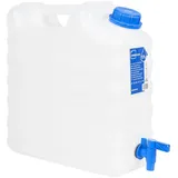 vidaXL Wasserbehälter mit Hahn Transparent 15 L Kunststoff