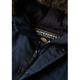 Superdry Everest Faux Fur Jacke Eclipse Navy S