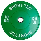 Hantelscheibe Olympia Bumper Plate, 50 mm, 10 kg, grün