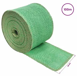 vidaXL Juterolle Grün 10 x 10000 cm