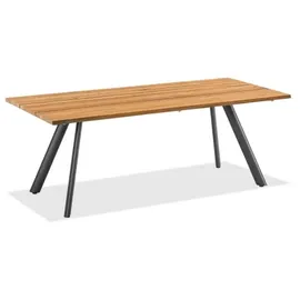 Niehoff Noah Gartentisch 220 x 95 x 76 cm Teak geölt/braun