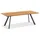 Niehoff Noah Gartentisch 220 x 95 x 76 cm Teak geölt/braun