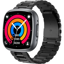 knauermann Neo 2 Eckig 42 mm Schwarz Titanarmband Schwarz