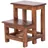 DESIGN DELIGHTS Hocker TRITTLEITER 37 x 46 x 37 cm Braun
