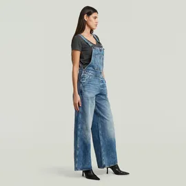 G-Star Cinch Dungaree Wide Jumpsuit - Dunkelblau - Damen - M