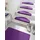 HANSE HOME Fancy – Treppen-Teppich Treppenmatten, Selbstklebend, Stufenteppich, Treppenstufen Lila, ca. 23x65cm 15 Stück,