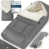 monzana MONZANA® Fußsack Premium Grau