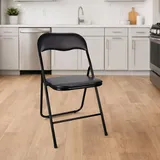 Mojawo Klappstuhl 43 x 46 x 77 cm schwarz