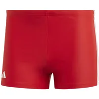 Adidas Herren Boxer Swimwear 3Stripes Boxer, Better Scarlet/White, HT2075, 3