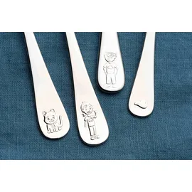 LEONARDO Kinderbesteck Bambini Avventura 4tlg. Edelstahl Silber