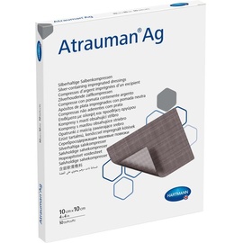 Hartmann Atrauman Ag steril Kompressen 10 St