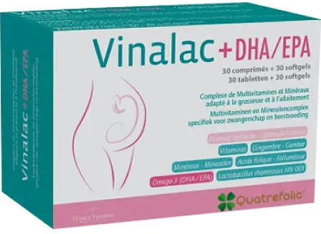 Vinalac + DHA/EPA Schwangerschaft & Stillzeit 30 Tabletten + 30 Kapseln