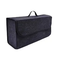 REROM Auto Kofferraumtaschen Organizer für Vo-lvo C30 / C40 / C70 / S40 / S60 / S70 / S80 / S90, Faltbar Kofferraumtasche, Auto Aufbewahrungsbox, Kofferraum Zubehör,- Gray