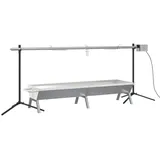 vidaXL Rotisserie-Grill Automatisch Edelstahl