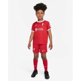 Nike Liverpool FC 2023/24 Home dreiteiliges Nike Dri-FIT-Set für jüngere Kinder - Rot, L