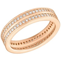 Amor Fingerring »Geprägt, 9947324-9304-9311-9328-9335«, 59363810-54 roségoldfarben-kristallweiß + kristallweiß