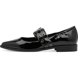 Marco Tozzi Damen 2-22128-45, Ballerina, Black Patent, 38