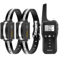 rojeco PD529 Hundehalsband Schwarz One Size