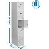 Simonrack Simonlocker Professionell Metallischer Schrank Grau