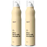 Vilgain Ghee Spray mit Avocadoöl | Laktosefrei, zum Kochen & Backen | Rauchpunkt 195°C, herzgesund, BRC-zertifiziert | Ideal für laktoseempfindliche Menschen | Geschmacks-Harmonie, 200ml