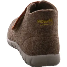 superfit Jungen - Schuhe HAPPY Slipper, Modern, BEIGE/GRAU 4000, 24