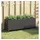vidaXL Pflanzkübel mit Rollen 107 x 32 x 38 cm Schwarz