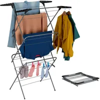 Relaxdays 10,8 m grau/schwarz