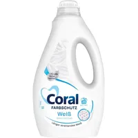 6,51€/L- 6x Coral Flüssigwaschmittel für länger strahlendes Weiß - 1,15L / 23WL