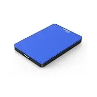 Sonnics 500GB Blau Externe tragbare Festplatte USB 3.0 super schnelle Übertragungsgeschwindigkeit für den Einsatz mit Windows PC,Mac, XBOX ONE und PS4 Fat32