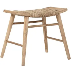 Hocker Rex aus Teakholz