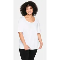 Sheego T-Shirt T-Shirt weiß 44/46