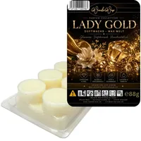 WonderWax Duftwachs WonderWax® Parfume Duftriegel 6 x Duftwachs Kreise Weiß (Lady Gold), Duftrichtung: Lady Gold