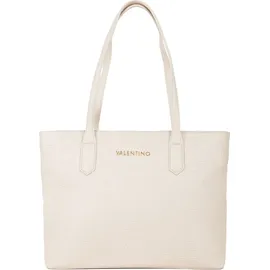Valentino Pansy Shopper Polyurethan Ecru