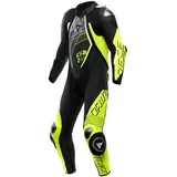Dainese Audax D-Zip 1-Teiler Lederkombi Perf. Sw/Gelb/ Weiss 52 Sport/Racing