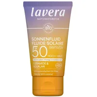 Lavera Sun-Sensitiv Sonnenfluid Sensitiv Creme LSF 50 40 ml