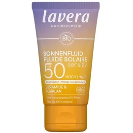 Lavera Sun-Sensitiv Sonnenfluid Sensitiv Creme LSF 50 40 ml