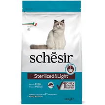 Schesir Sterilized & Light mit Fisch 2 x 1,5 kg